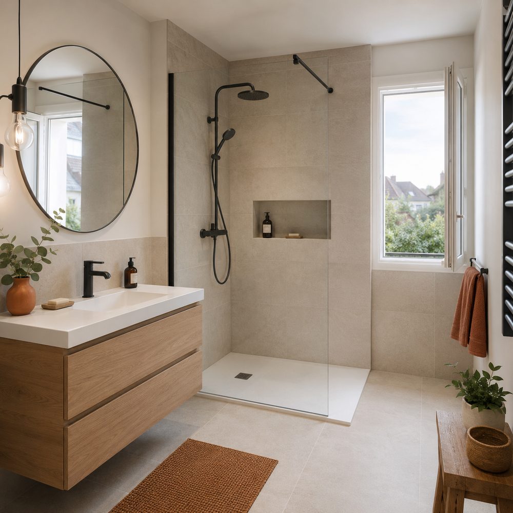 Salle de bain clé en main à Pau - exemple de finition 2